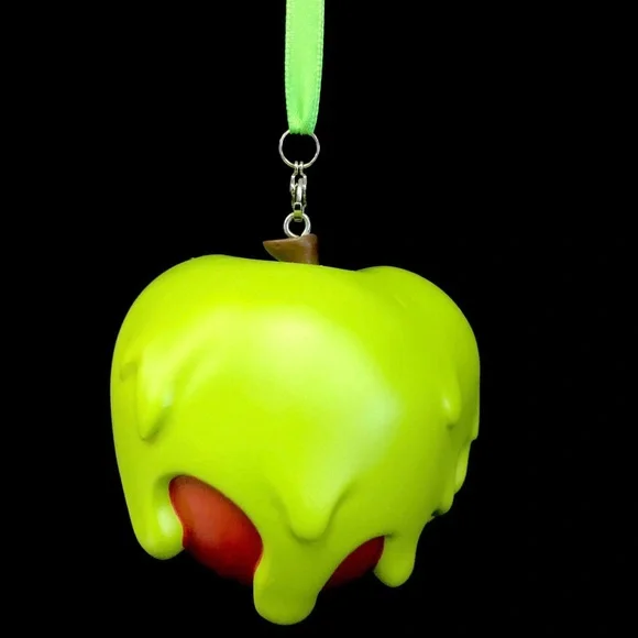 Disney Parks Snow White Evil Queen POISON APPLE Ornament - NEW - Picture 2 of 2
